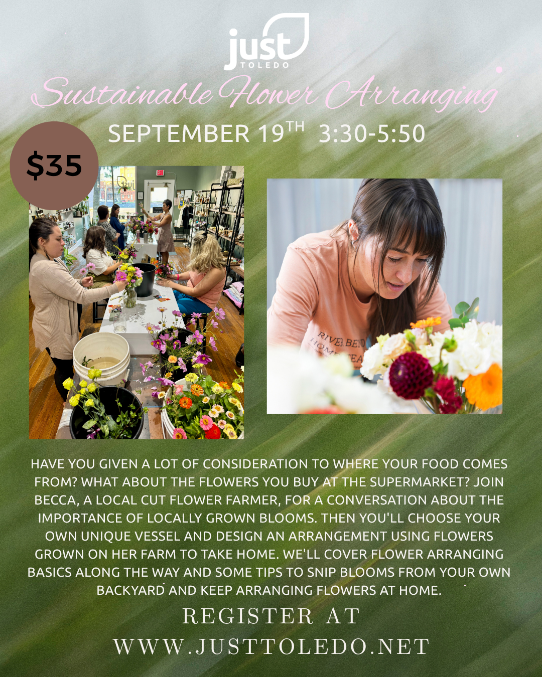 Sustainable Flower Arranging