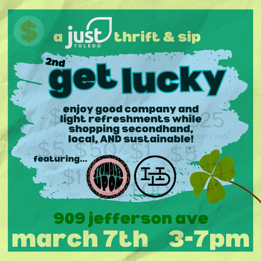 Get Lucky! A Thrift & Sip